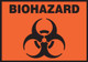 Pre-Printed Label Accuform Signs Warning Label Black / Orange Vinyl Biohazard w/Sign Black Biohazard 3-1/2 X 5 Inch 8140794 Each/1 8140794 Accuform Signs 1066749_EA