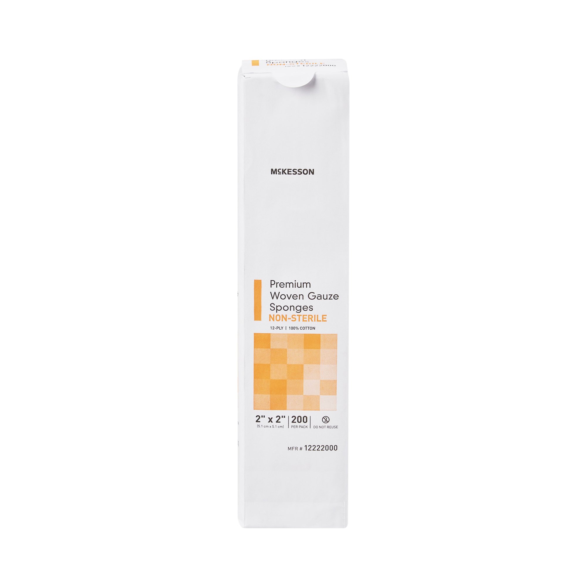 McKesson Cotton Gauze Sponge 2 x 2'' 12-Ply