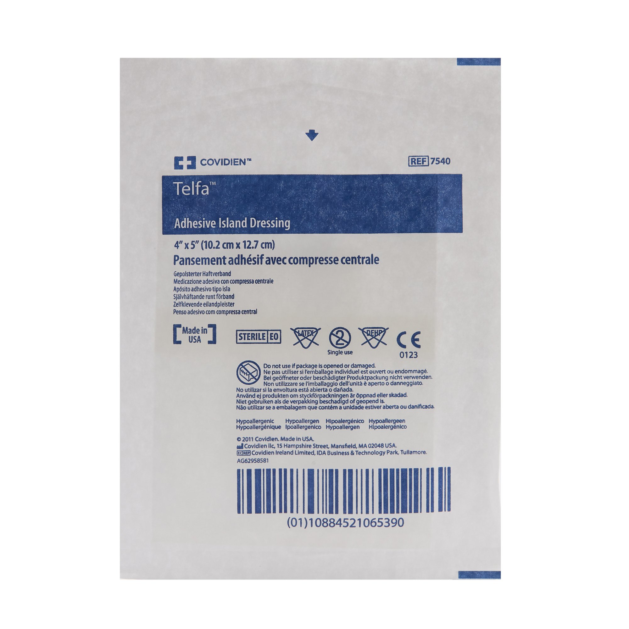 Island Dressing Telfa 4 X 5 Inch Rectangle Sterile Island Dressing Telfa 4 X 5 Inch Rectangle Sterile