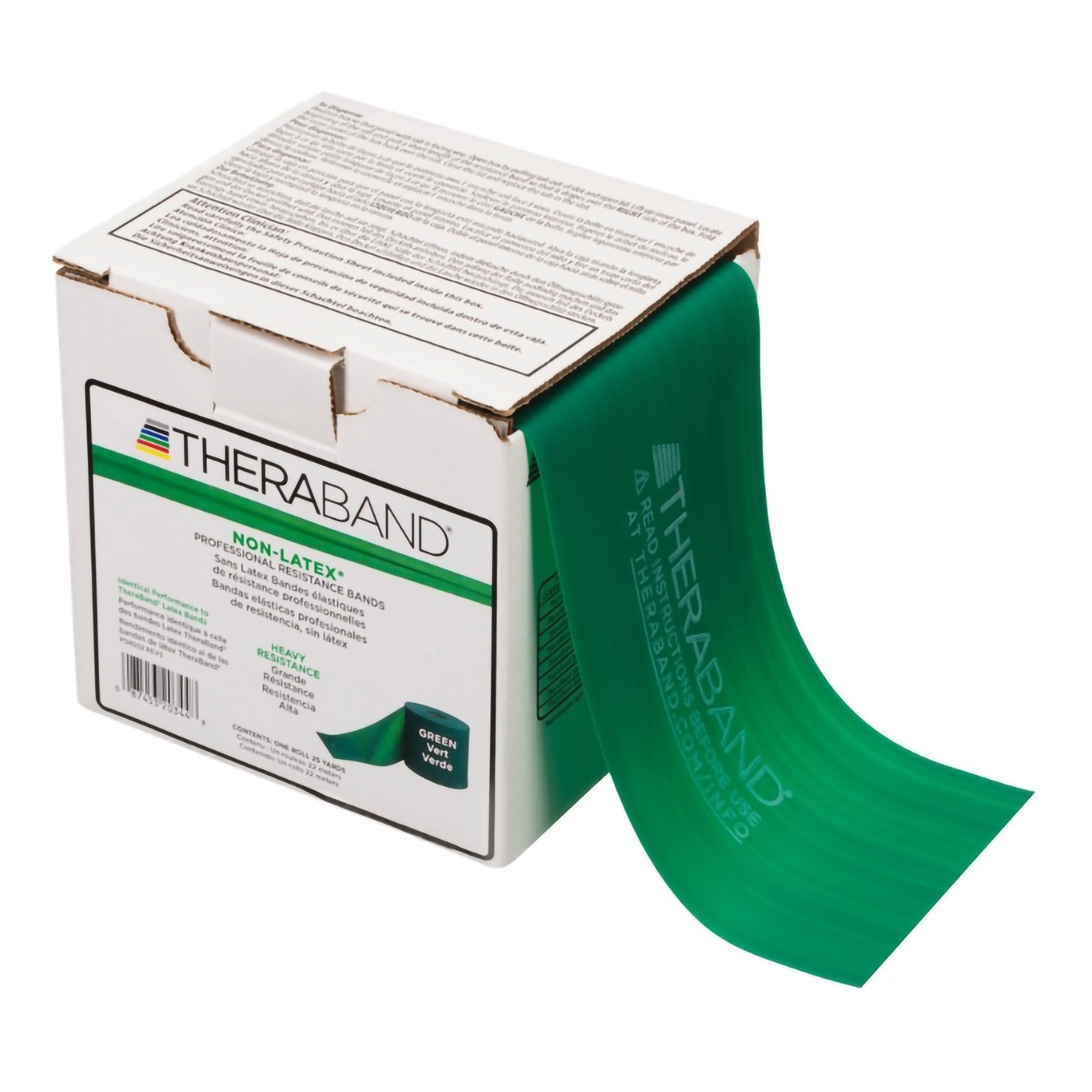 THERABAND グリーン Exercise Resistance Band Thera-Band Green 4 Inch X 25 Yard Level 3