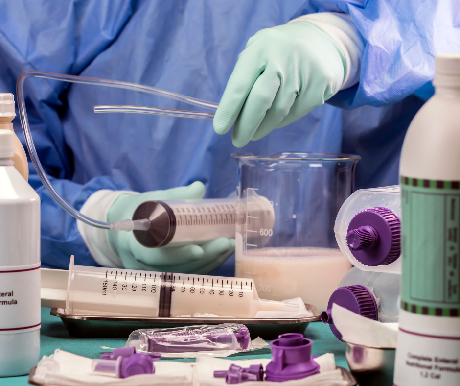 Proper Cleaning and Replacement of Enteral Feeding Equipment