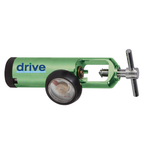 Drive Oxygen Regulator Click Style 0 - 15 LPM Barb Outlet CGA-870