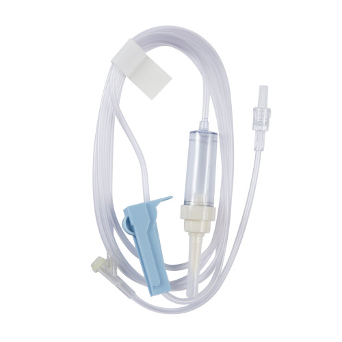 Primary IV Administration Set AMSafe Gravity 1 Port 10 Drops mL Drip ...