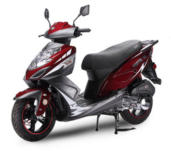 BMS PRESTIGE 150, 4 Stroke with 8.5 HP, 7000 RPM, Air Cooled - Burgundy-Front-View