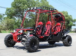Dongfang 170cc Hummer 4 Seater Go Kart with Automatic Transmission w/Reverse, 4-Stroke, Air-Cooled Single Cylinder