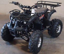RPS High End Raider 8 125cc Kids ATV w/Upgraded Chrome Rims, Air Cool, Single Cylinder, 4-Stroke
