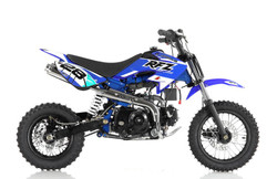 Vitacci DB-28 110cc Dirt Bike, Fully Automatic and Electric Start - Blue