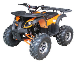 VITACCI RIDER-10 DLX 125CC ATV, AUTO WITH REVERSE, HAND SHIFTER, ALLOY WHEELS, SINGLE SYLINDER,4 STROKE - FULLY ASSEMBLED AND TESTED - Orange