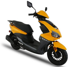 New Amigo GTO-150cc Scooter - Yellow-Front-View