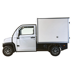 NeoDrive eCart Box: High-Performance Electric Utility Truck with Climate-Controlled Cabin & 108 cu ft Cargo Box