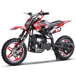 DongFang 50cc Dirt Bike KDB-001, Kids Dirt Bike 4-Stroke Engine with Big 10-Inch Aluminum Wheels and Off-Road Tires