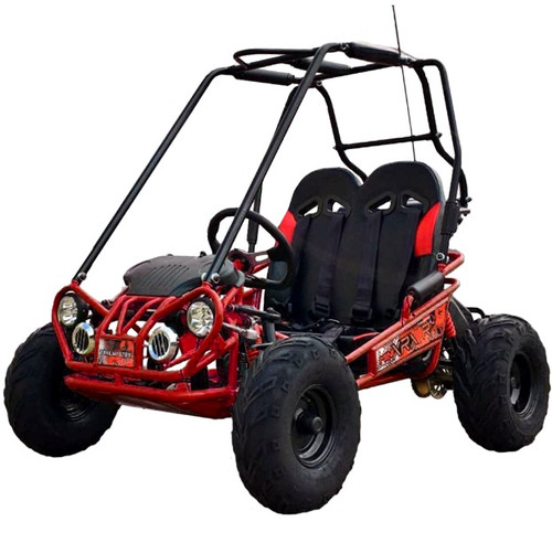 TrailMaster Mini XRX/R+ A Upgraded Go Kart with Bigger Tires, Frame, Wider Seat