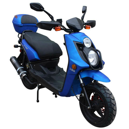 Vitacci Nitro 50cc Scooter, Electric/Kick Start - Fully Assembled and Tested - Blue