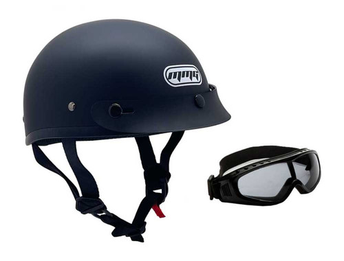 Shorty MMG Helmet - Beanie Model with DOT Approval (Free Goggles Included)