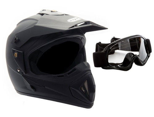 OFF Road MMG Helmet. Model 30 - DOT Approved (FREE GOGGLES INCLUDED)