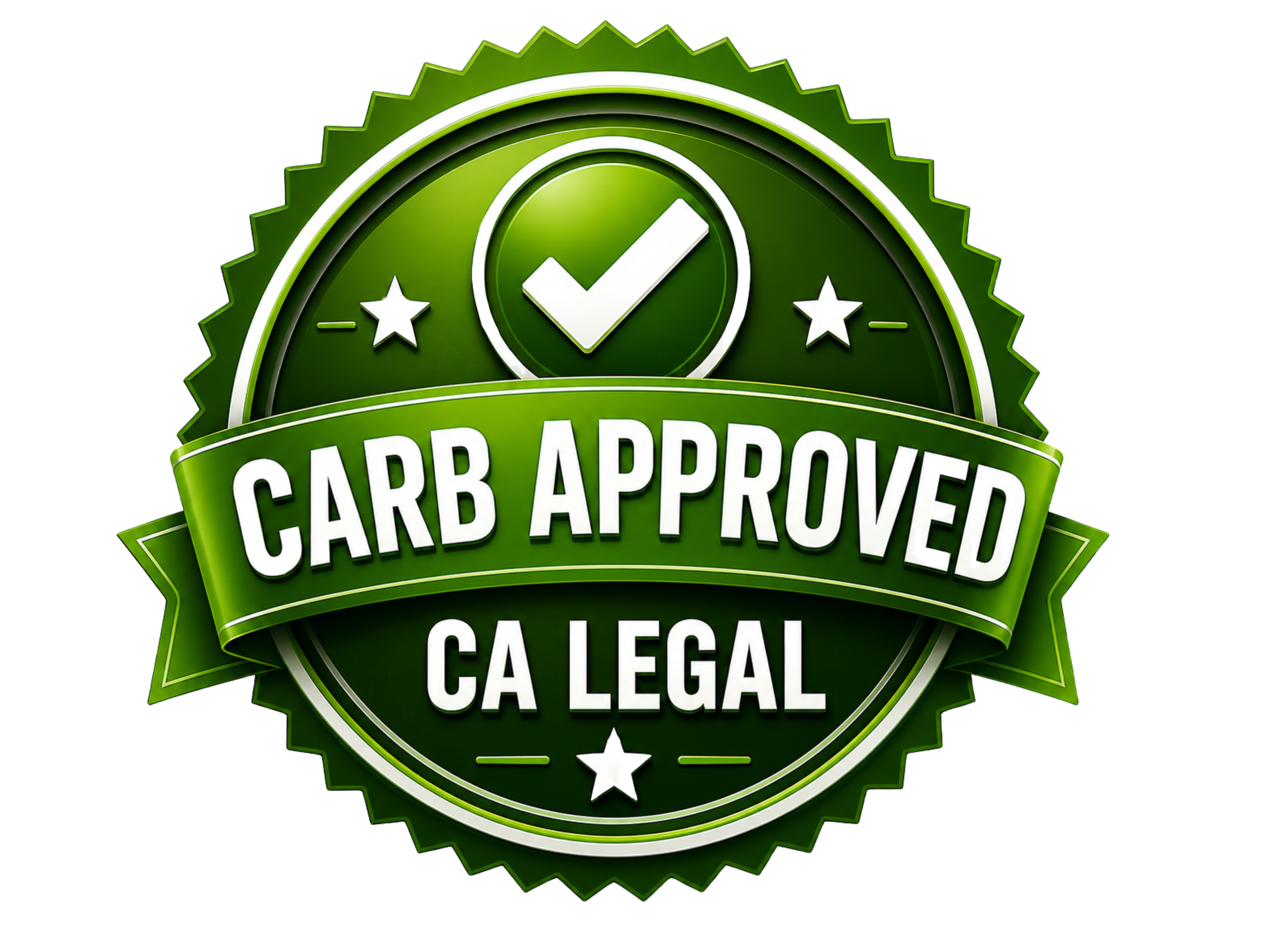 CARB Approved / CA Legal