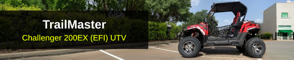 TrailMaster Challenger 200EX (EFI) UTV, Automatic CTV With Reverse