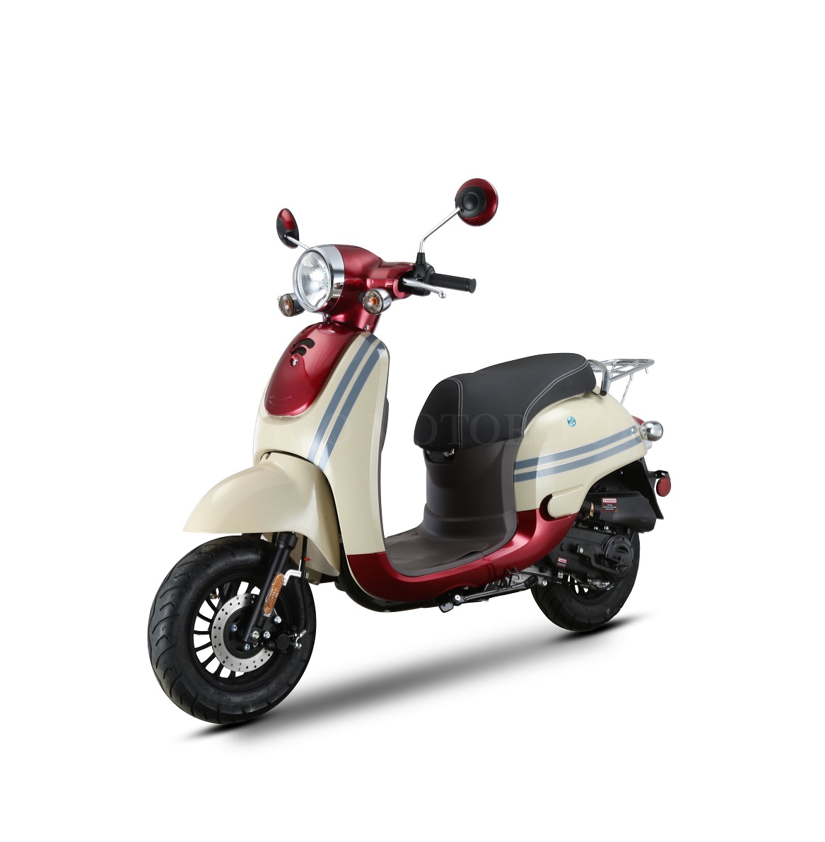 Amigo Citi-50 4-Stroke Gas Moped - Remote Start, USB, Alarm