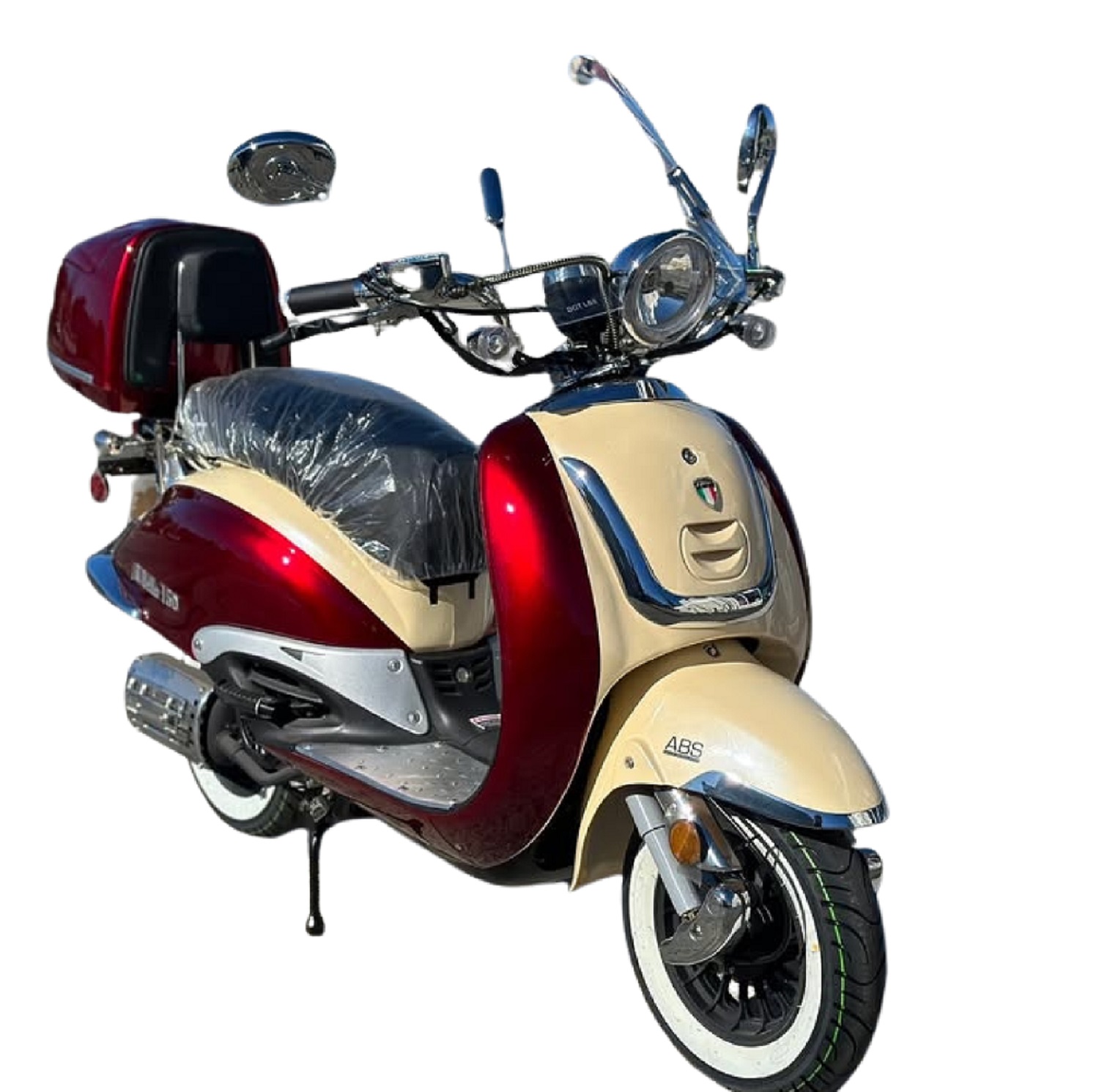 Amigo Znen IL BELLO-150 2 TONE 149cc Street Legal Scooter, 4 Stroke Air Cooled