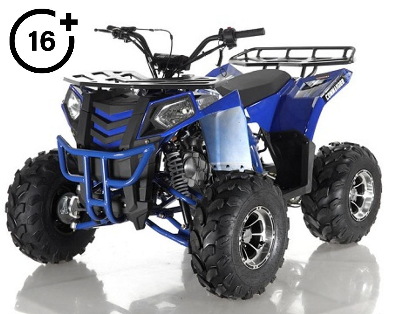 APOLLO COMMANDER DLX 125CC ATV w/Upgraded Chrome Rims, Auto With Reverse 4-Stroke, Single Cylinder, OHC