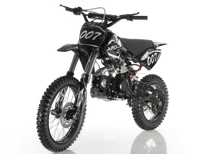 APOLLO DB-007 125cc Manual Clutch 4 Gears Dirt Bike, 4 stroke, Single Cylinder - Fully Assembled and Tested