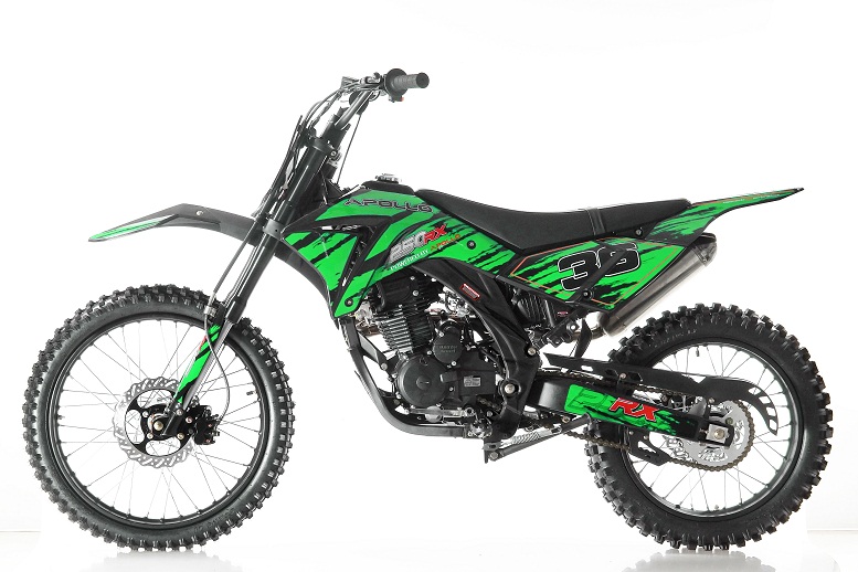 Apollo Db-36 250cc Dirt Bike High End Dirt Bike 250cc - Fully Assembled And Tested - Green