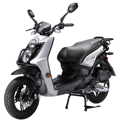 BMS CAVALIER 150 LX 149CC, 4 Stroke With 8.5 HP, 7000 RPM, Air Cooled - Silver-Front-View