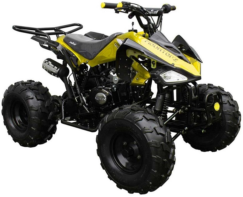 Coolster ATV-3125C-2 / 125CC Semi Automatic Mid Size - Yellow