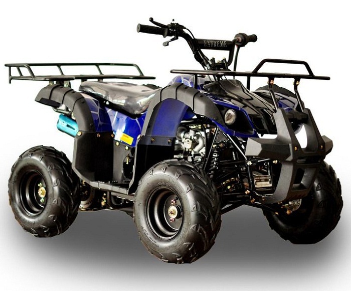 Vitacci RIDER-7 125cc ATV, Single Cylinder, 4 Stroke (Led Lights) - Fully Assembled and Tested - Black
