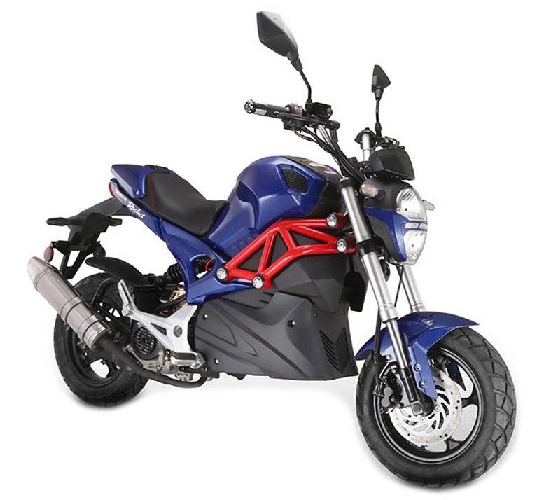 VITACCI ROCKET 49CC SPORT BIKE, 4 STROKE,SINGLE CYLINDER,AIR-FORCED COOL - FULLY ASSEMBLED AND TESTED - BLUE