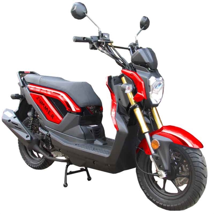 Taotao Zummer 50 Sporty Gas Street Legal Scooter - Fully Assembled and Tested