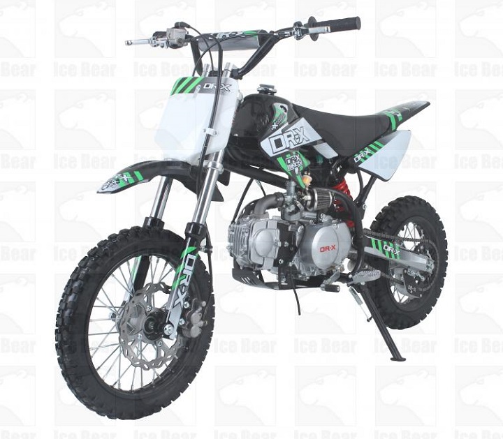 Ice Bear Roost (PAD125-1) 125cc Dirt Bike, 4-speeds, Kick Start