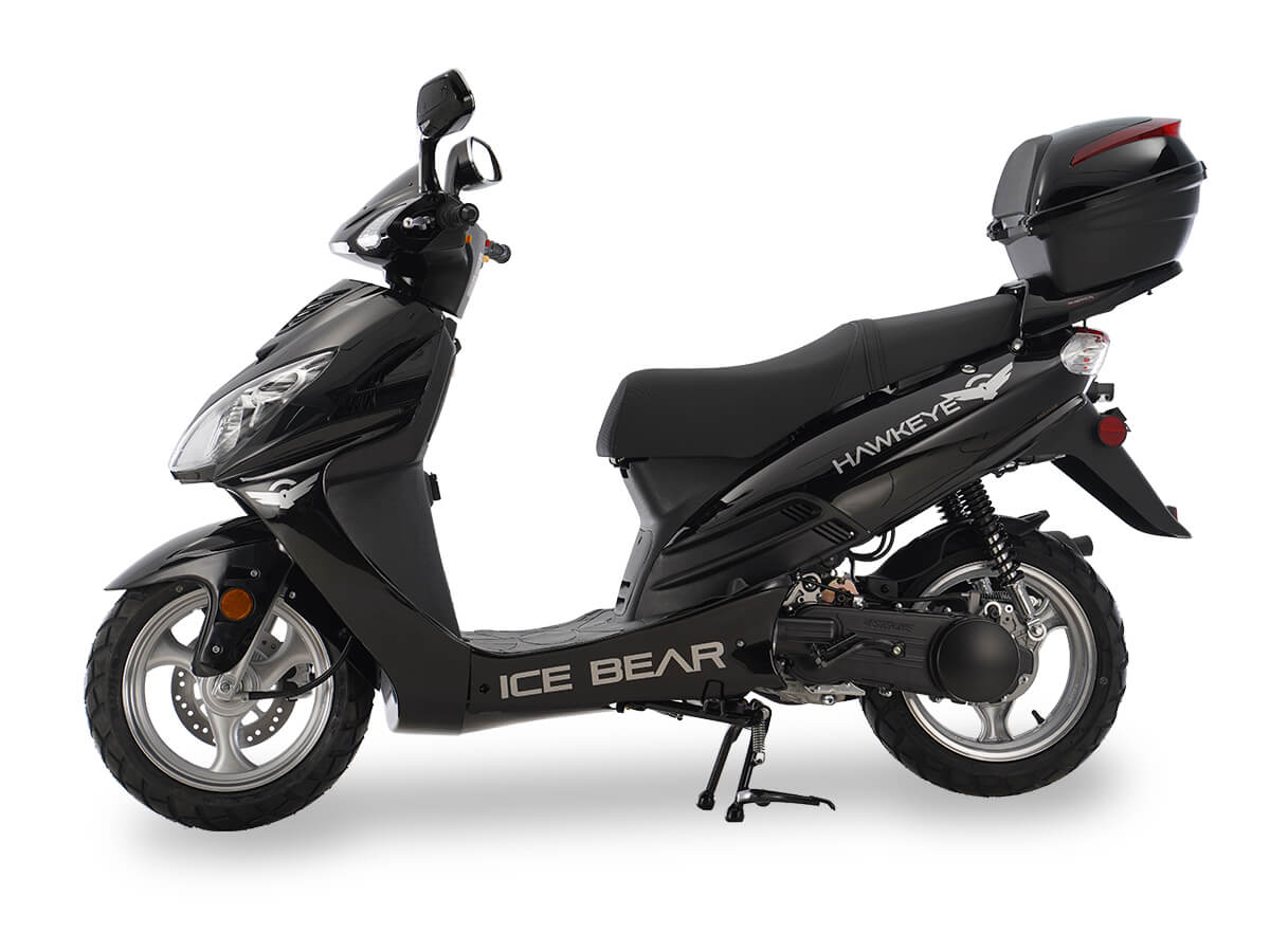 2025 MODEL ICE BEAR HAWKEYE (PMZ150-3C) 150CC SCOOTER, AIR COOLED, AUTOMATIC, ELECTRIC AND KICK START