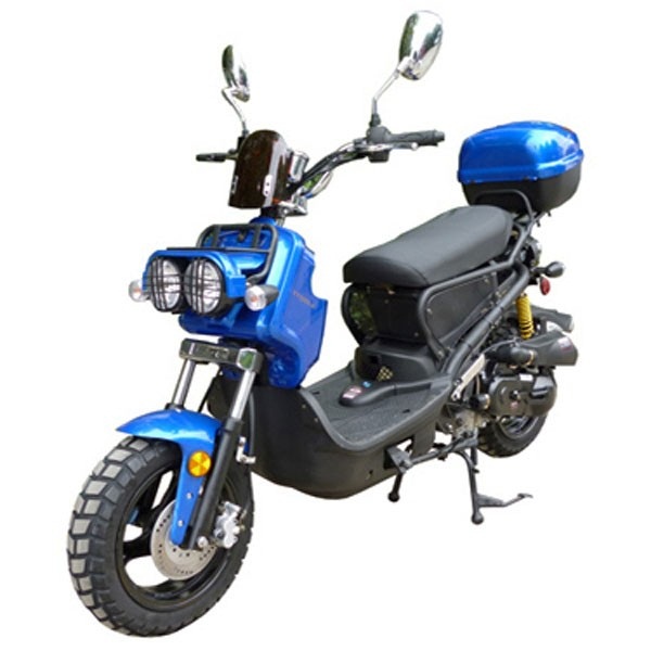 Roketa MC-22Y 150 Scooter, 4-Stroke, Single Cylinder, Air Cooled, Electric /kick Start - Blue