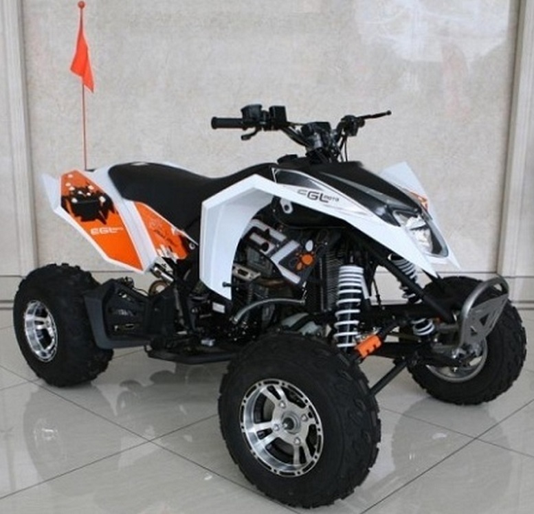 RPS 250 ATV Max-7, WATER COOL, 4 SPEED CLUTCH WITH REVERSE, ALLOY WHEELS,  ALLOY MUFFLER