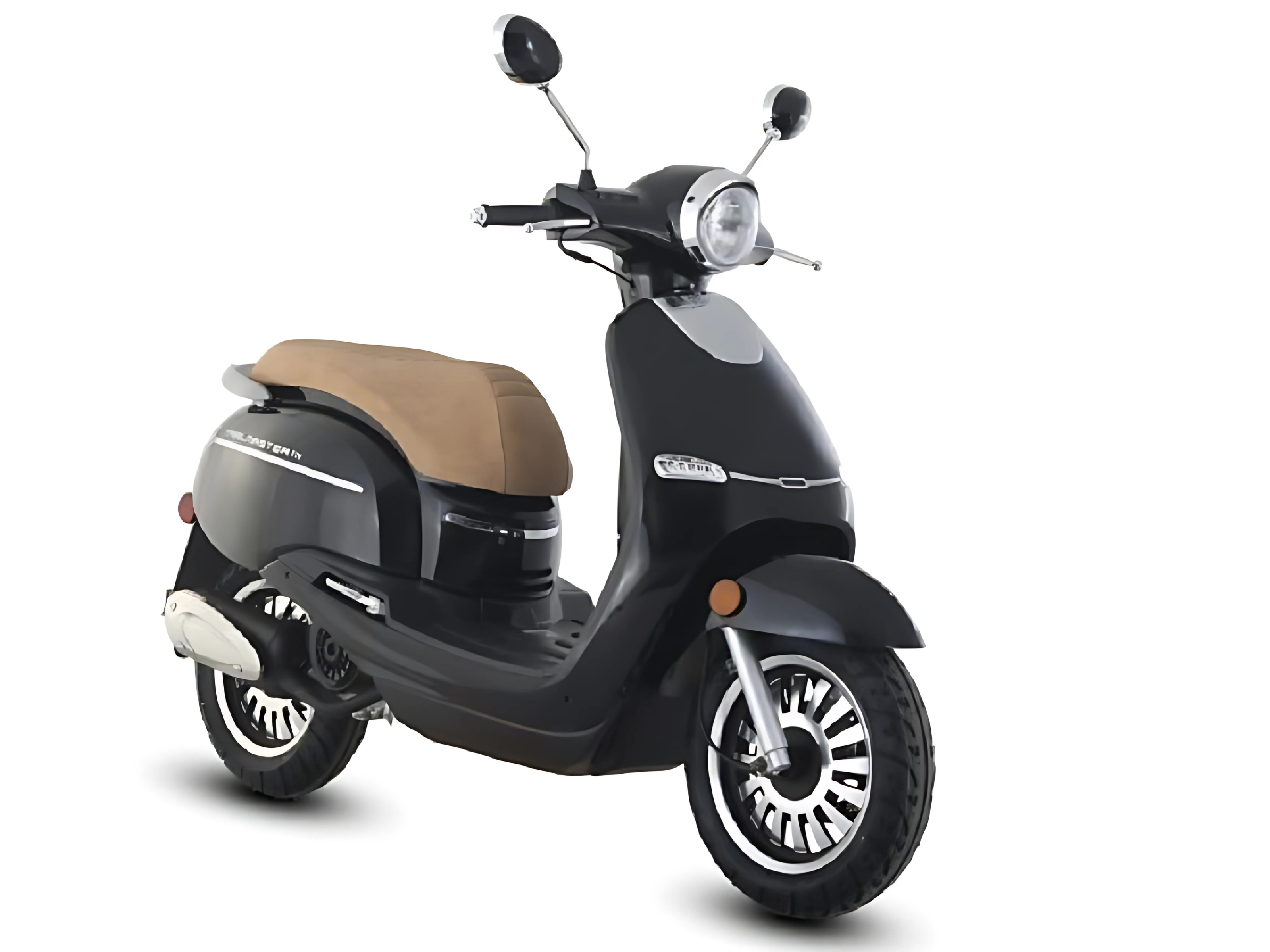 TrailMaster Turino 200 Retro Design Scooter Engine, Electric & Kick Start