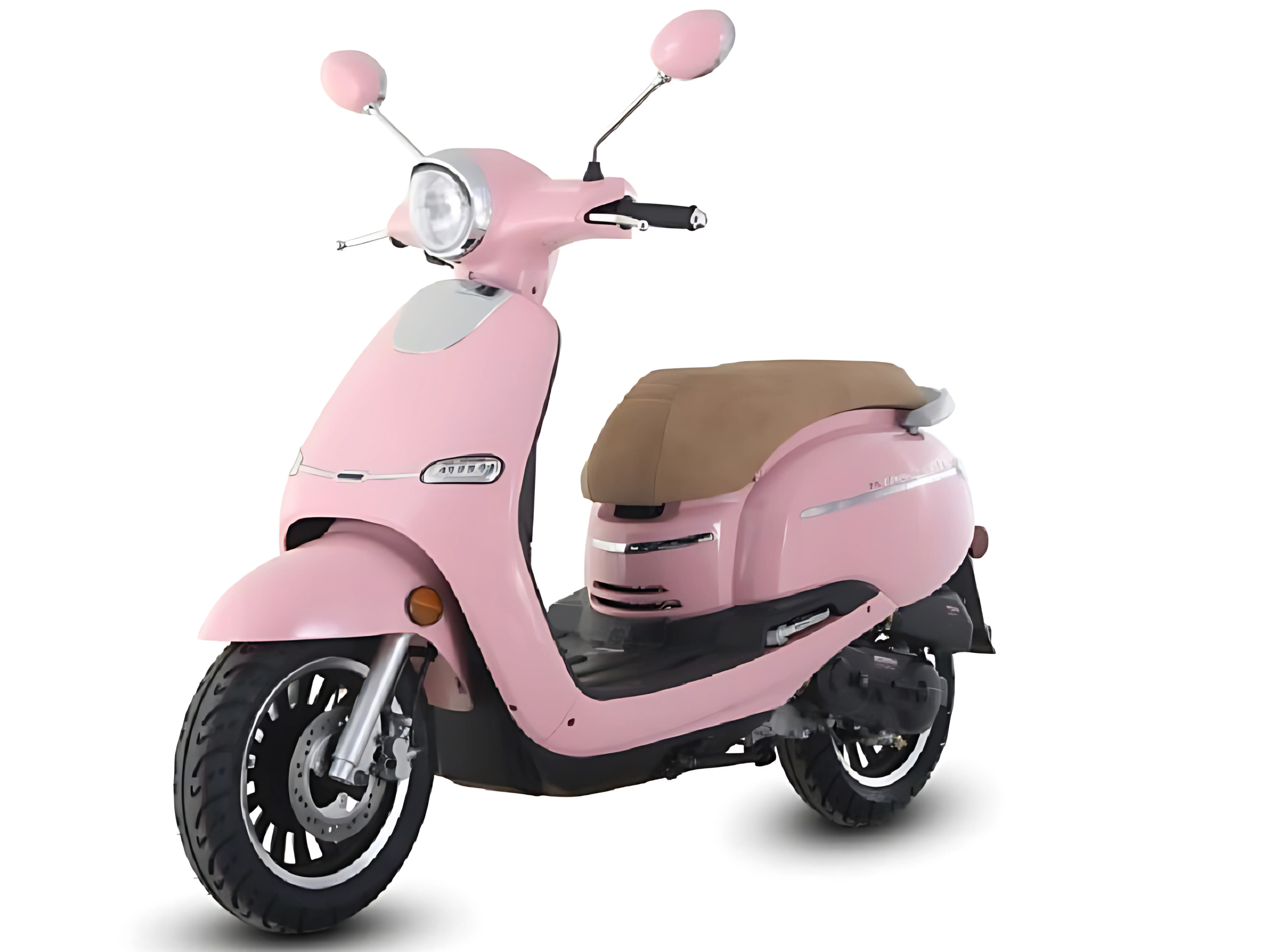 TrailMaster Turino 200 Retro Design Scooter Engine, Electric & Kick Start