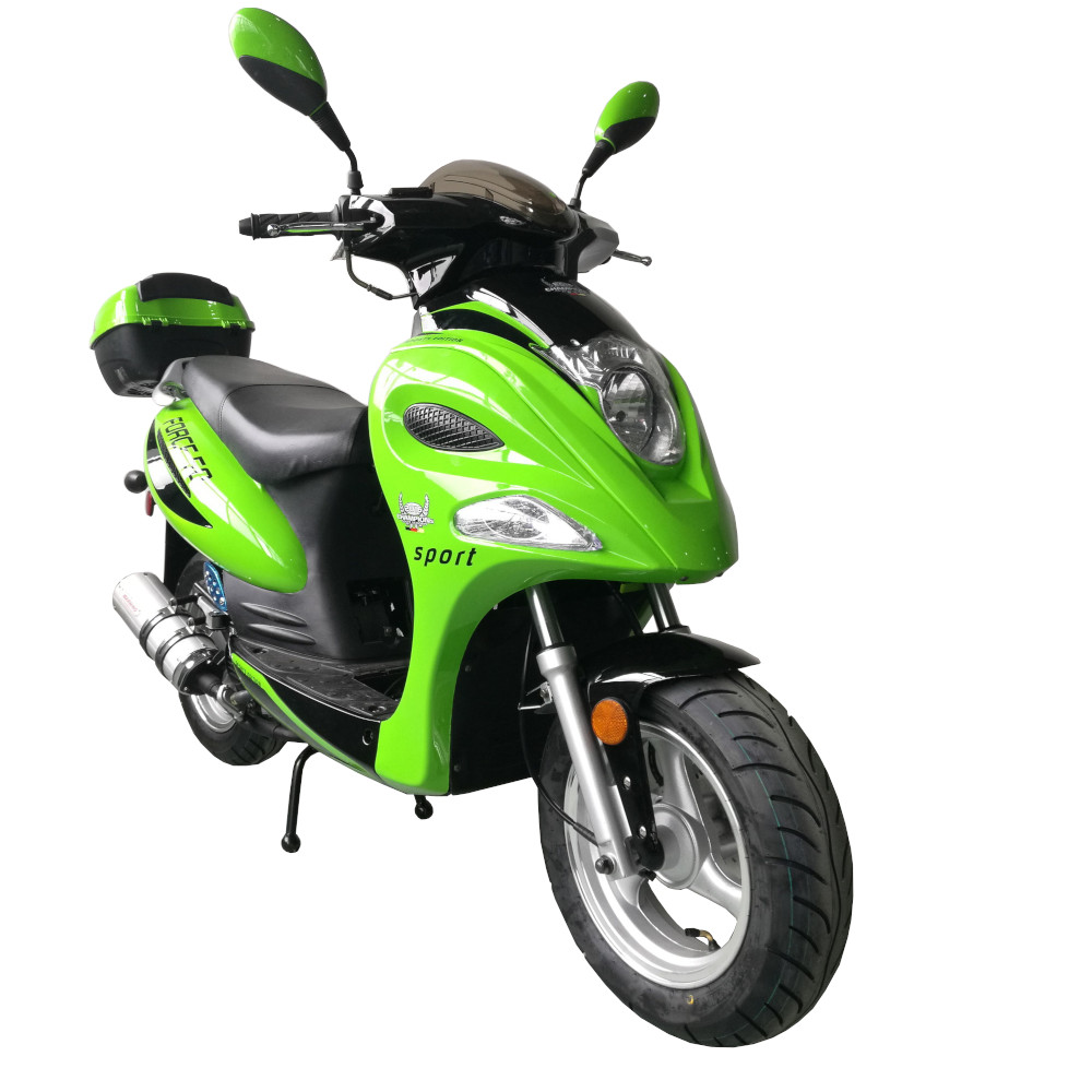 Vitacci Force 49cc Scooter, 4 Stroke, Single Cylinder, Air-Forced Cool - Green