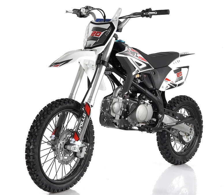 Apollo New Z20 125cc Dirt Bike, 4-Speed (Manual) Single-Cylinder