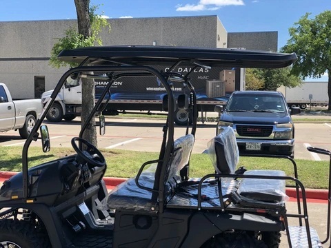 BLACK - Cazador Outfitter 200x Fully Loaded Golf Cart 4 seater