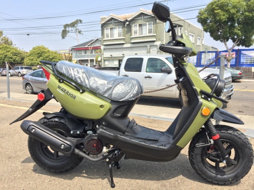 Amigo Warrior 150cc 4 Stroke Gas Scooter - Green