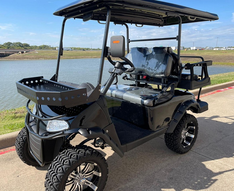 T-40 4-SEATER UTV, ELECTRIC GOLF CARTS - BLACK