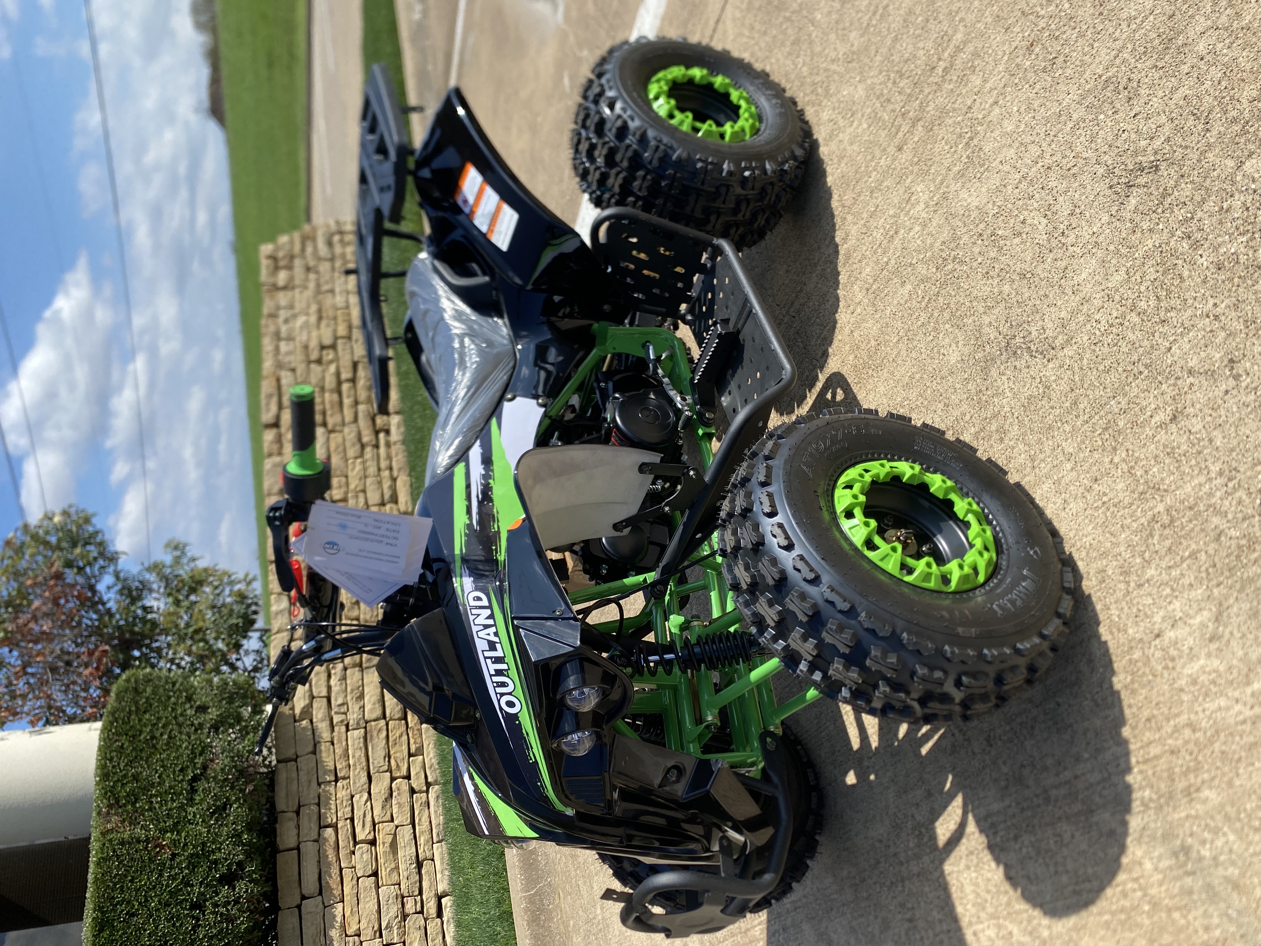 RPS 125-8 Outland Mid Size ATV For Sale, Single Cylinder, Air Cooled, 4 Stroke