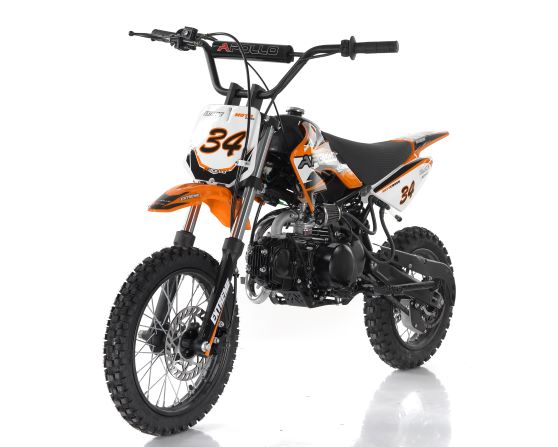 Roketa AGB-34CRF-110 Dirt Bike, Kick Start - Orange