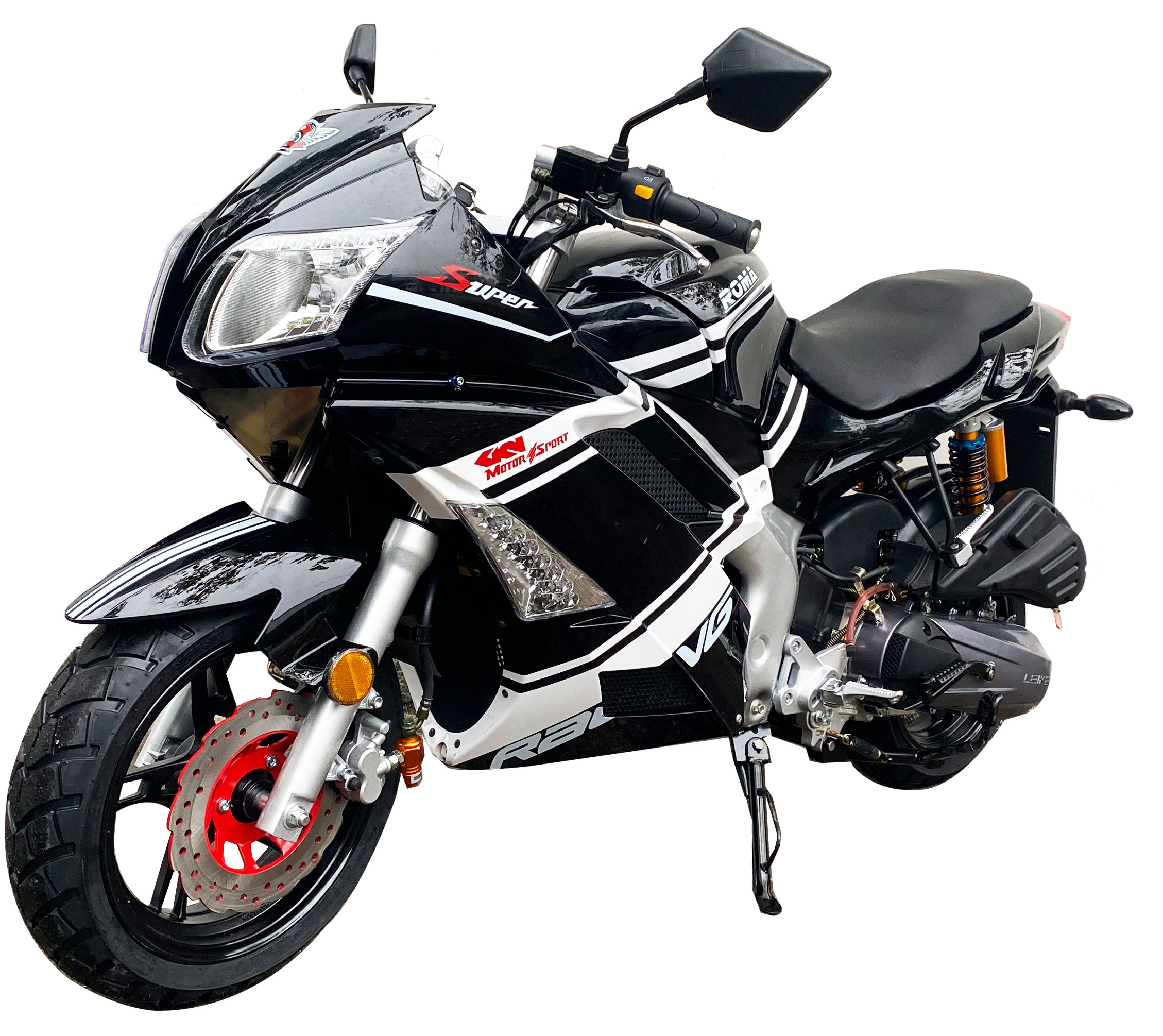 Vitacci ROMA 150cc Motorscooter, 4 Stroke,Single Cylinder,Air-Forced Cool - Fully Assembled and Tested
