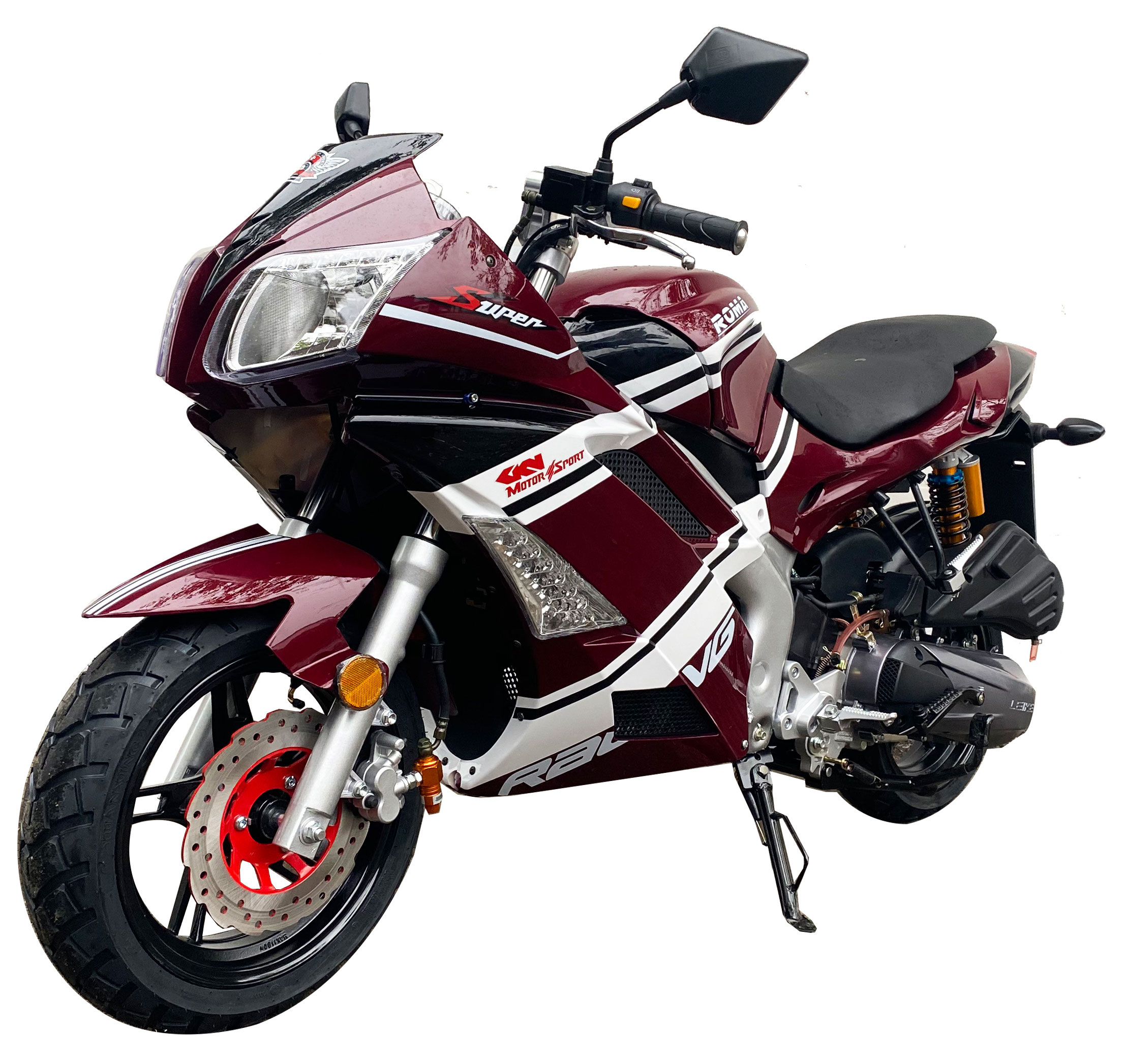 Vitacci ROMA 150cc Motorscooter, 4 Stroke,Single Cylinder,Air-Forced Cool - Fully Assembled and Tested