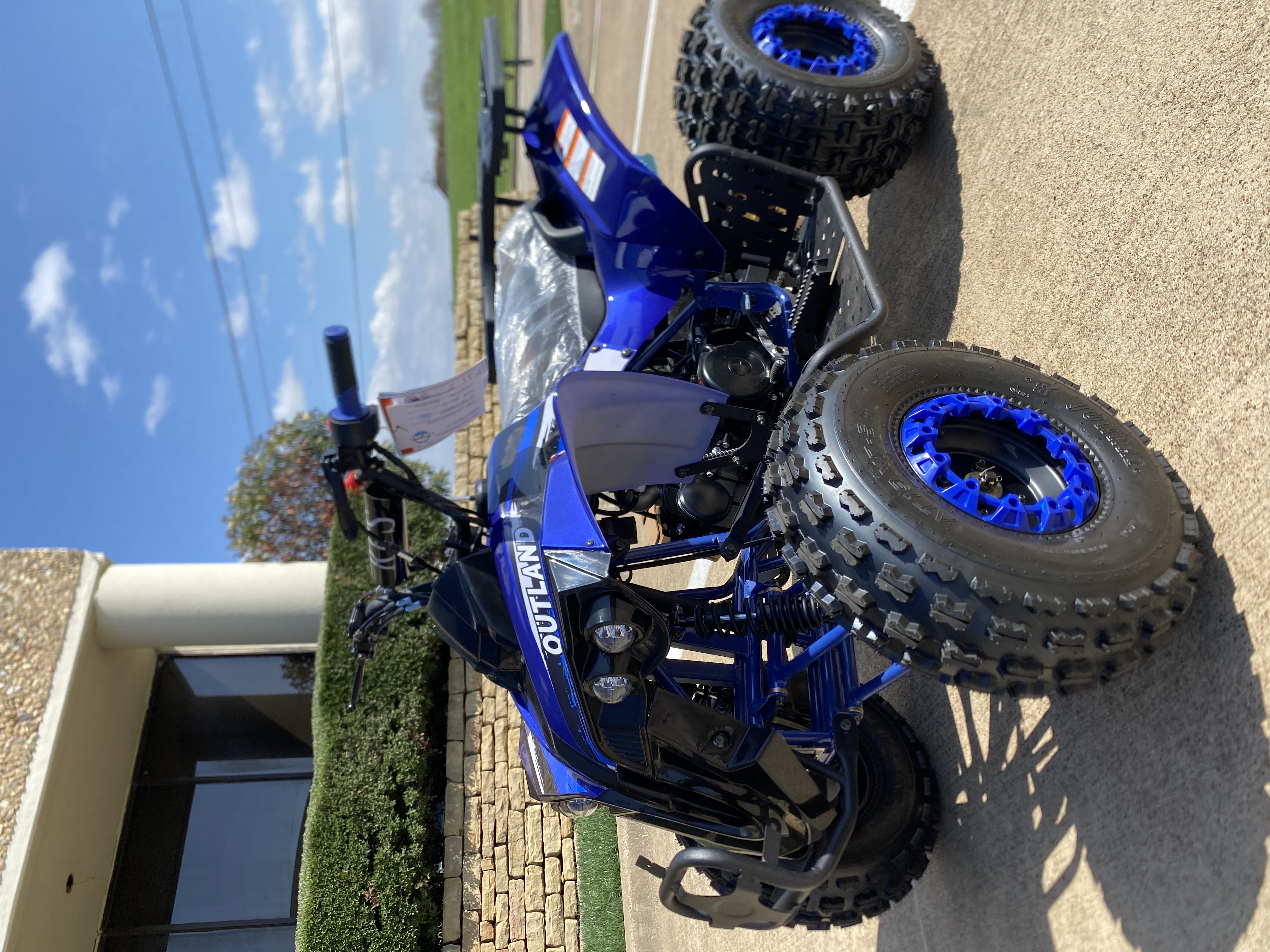 RPS 125-8 Outland Mid Size ATV For Sale, Single Cylinder, Air Cooled, 4 Stroke - fully assembled and tested