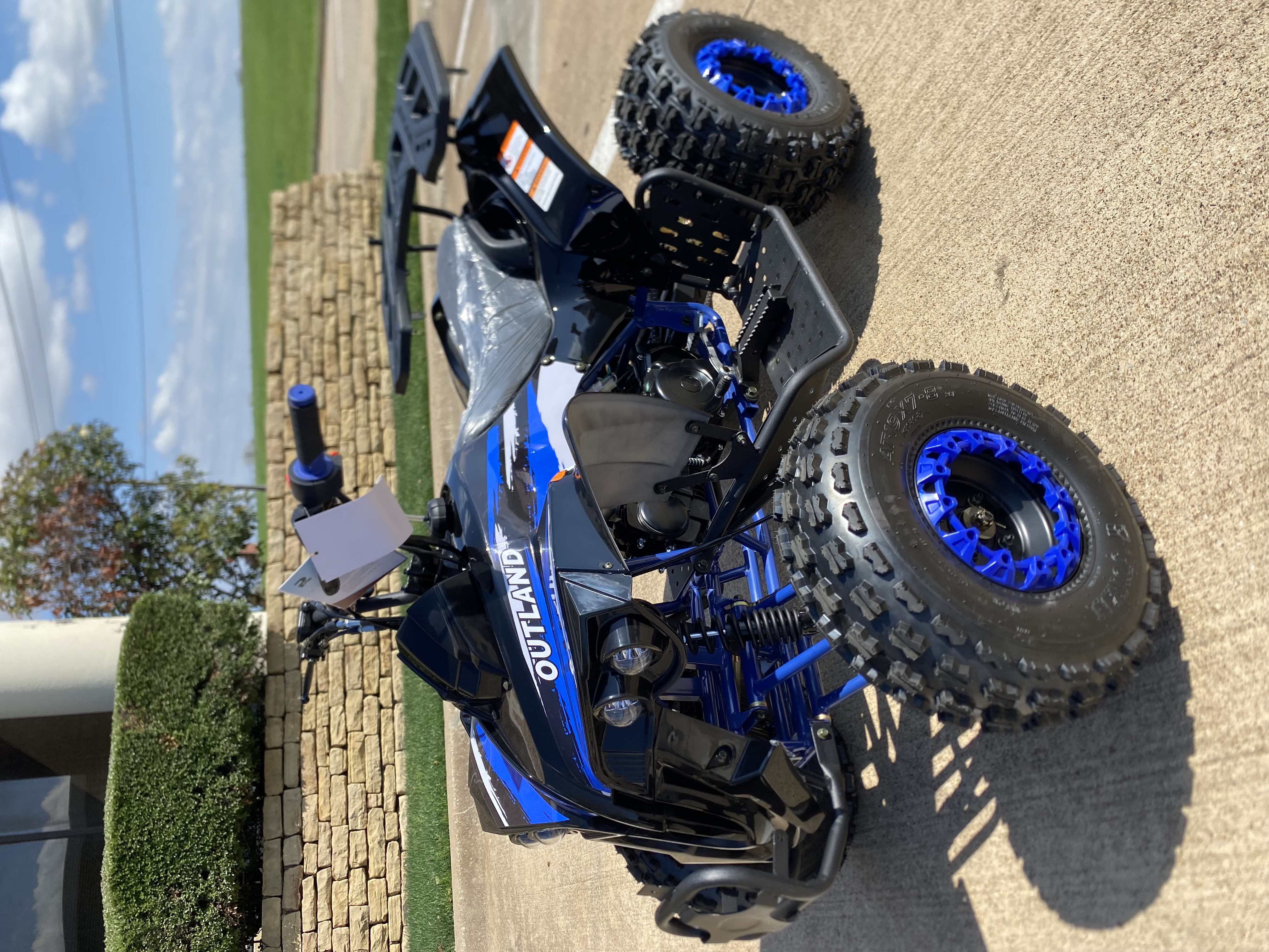 RPS 125-8 Outland Mid Size ATV For Sale, Single Cylinder, Air Cooled, 4 Stroke - fully assembled and tested
