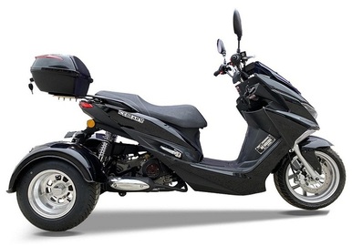 2024 Model Icebear Trifecta Trike 50Cc Differential Gear Trunk & Windshield Included