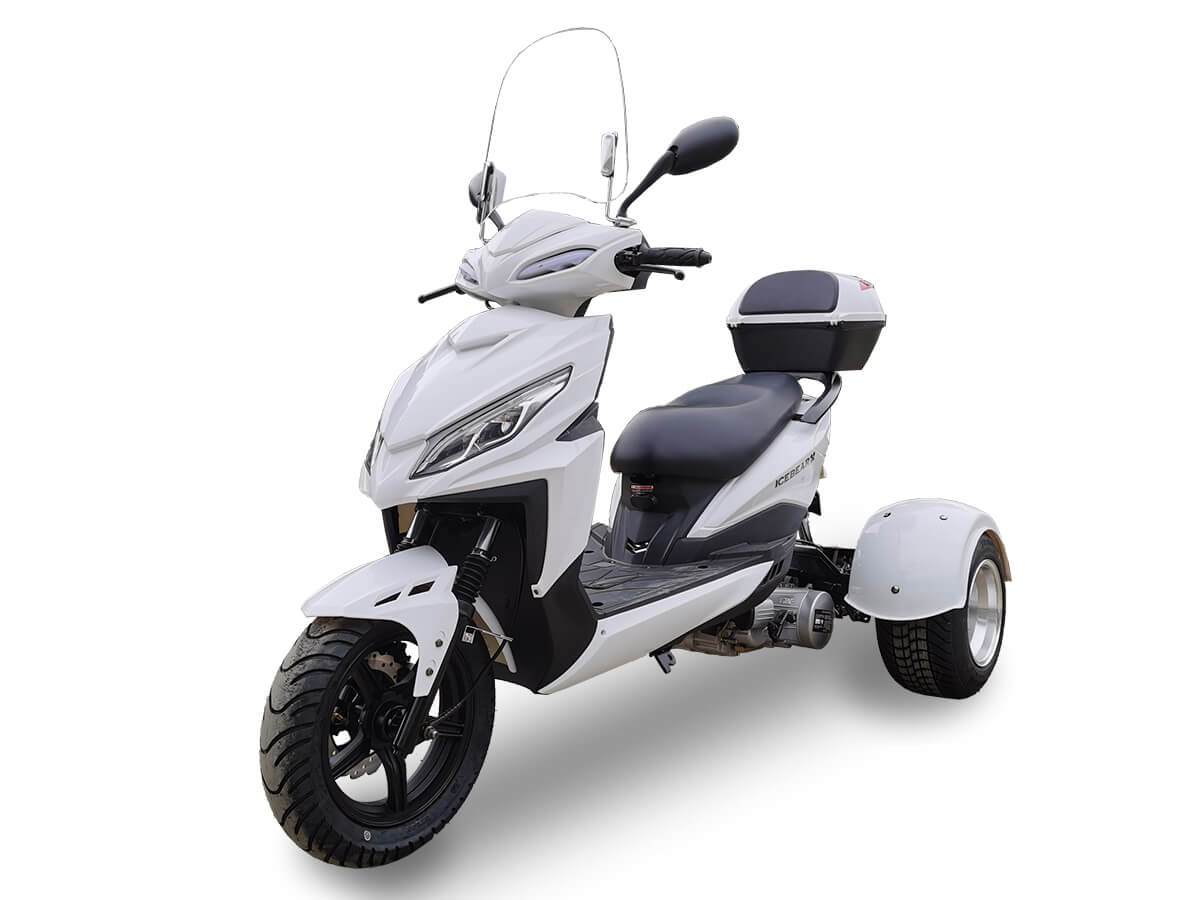 2025 Model Icebear Mojo (PST150-9Z) 150Cc Trike, Elec/kick start, air cooled engine oil (non-synthetic)